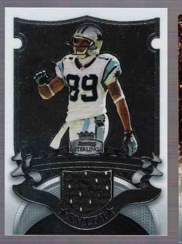 STEVE SMITH 2007 Bowman Sterling JERSEY Card Carolina Panthers Football