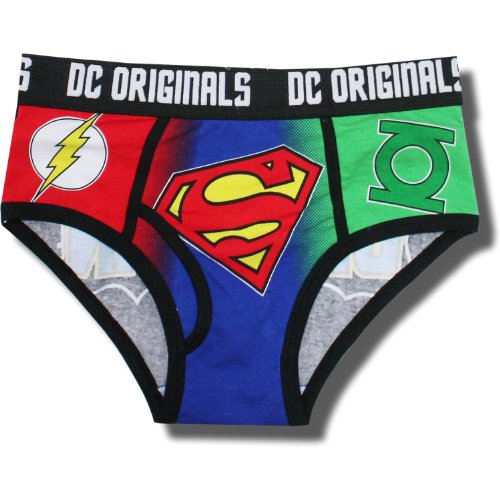  DC Comics "Super Heroes" cotton/spandex briefs