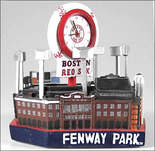Buy BOSTON RED SOX FENWAY PARK STADIUM REPLICA CLOCK! by Forever Collectibles