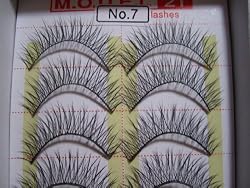 MODEL 21 False fake No. 7,8 or 9, 16, 16A, 19, 19A, 28 OR 28A Eyelashes 10 Pairs