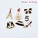 Mini Kitty-DIY Deco Kit Of Tiny Eiffel Tower Jacket High heel Lipstick Skirt, Flat back Kawaii Resin Cabochons Deco Kit / Set For Phone And Gift Box Pen Container.