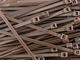 4 Inch Brown Miniature Nylon Zip Tie - MS3367-4-1 - 100 Pack