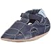 Robeez Soft Soles Kids’ Sandal Crib Shoe,Navy,6-12 Months (2.5-4 M US Infant)