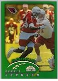 Dennis Johnson Arizona Cardinals 2002 Topps Chrome #182 Rookie Football Card