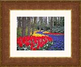Picture Frame Gold w/ Terracotta Fluted Panel .. 3'' wide