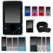 Microsoft Zune Silicone Case Deluxe Package Silicon Skin for Zune 30GB, Zune 4GB, Zune 8GB, Zune 80GB, Zune 2nd Generation includes Armband and LCD Protector