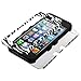 MYBAT IPHONE5HPCTUFFIM006NP Premium TUFF Case for iPhone 5 - 1 Pack - Retail Packaging - Zebra Skin/Black
