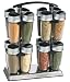 Trudeau Carousel Spice Rack Set of 16