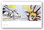 Whaam (Diptich-Two Panels) by Roy Lichtenstein 19.25"x45" Art Print Poster