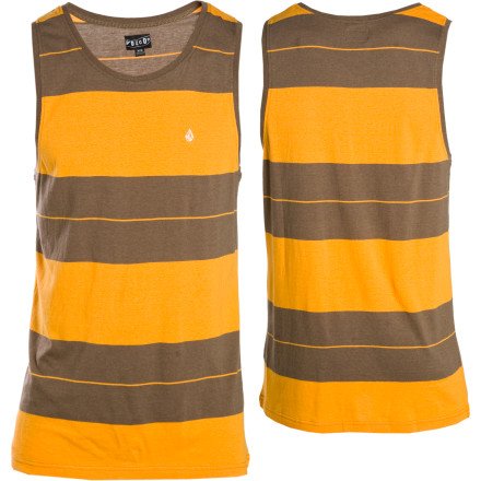 Volcom Men's Riot Tank, Chocolate, Medium