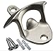 Wall Mounted Beer Bottle Opener (2 pk) for Bar, home, office, indoor, outdoor use - Stainless Steel.