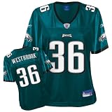 Brian Westbrook Green Reebok Premier Philadelphia Eagles Women's Jersey