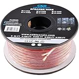 C&E 100 Feet 14AWG Enhanced Loud Oxygen-Free Copper Speaker Wire Cable, CNE62761