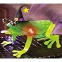 Green Lighted Garden Frog
