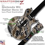 Camouflage Brown Skin by WraptorSkinz TM fits Nintendo Wii Guitar Hero III  ....