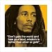 Bob Marley - Zitat: Wisdom Is Better Than Gold Poster Kunstdruck (40 x 40cm) von Bob Marley - alle Infos