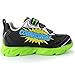 TMNT Ninja Turtles Boys Black Lighted Sneakers Shoes