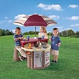 Step 2 Grill & Play Patio Café Included: Adjustable Umbrella & Accessories(7180CU)