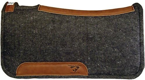 Diamond Wool Contour Felt Ranch Pad