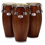 Gon Bops California Series Super Tumba 13.25 Inch (Mahogany Stain, Oak)