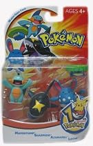 Pokemon Mini Action Figure Set Water Type Pack with Marshtomp, Sharpedo, Azumarill & Lotad