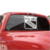 New York Rangers 18x18 White Logo Decal