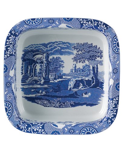 Spode Blue Italian 10 Inch Bake and Serve Square Dish