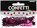 Amscan 369146.103 Mini Stars Pink Confetti 1/4 oz,