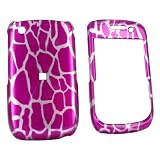 For Blackberry Curve 8520 Hard Case Pink Giraffe