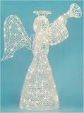 48 Lighted Twinkling Opalescence Animated Angel Christmas Yard Art Decoration