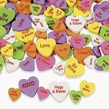 500 CONVERSATION HEART Foam BEADS/VALENTINE’S Day CRAFT/ACTIVITY/Art/LOVE/Valentine