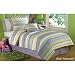 Annas Ruffle Purple Full / Queen Quilt with 2 Pillow Shams