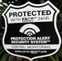 Intruder Watch System Home Security System Alarm Yard Sign & 6 Alarm Stickers - Shield Design