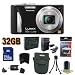 Panasonic Lumix DMC-ZS15 12.1 MP Digital Camera with 16x Optical Zoom (Black) BigVALUEInc Accessory Saver 32GB Bundle