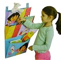 DORA the Explorer 7 POCKET Wall BOOK TOY Organizer NEW