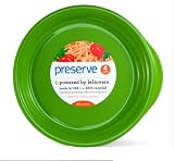 Preserve Everyday 9-1/2-Inch Plates, Set of 4, Apple Green