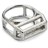 CHRISHABANA Cage Gunmetal-Plated Brass Ring,