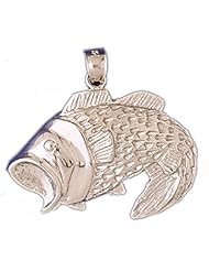 CleverEves 14K White Gold Nautical Pendant 6.8 - Gram(s)