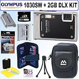 Olympus Stylus 1030SW 10.1MP Digital Camera (Black) + 2GB Deluxe Accessory Kit
