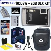 Olympus Stylus 1030SW 10.1MP Digital Camera (Black) + 2GB Deluxe Accessory Kit