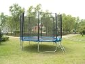 Garden Trampoline 13FT 4,00m with SAFETY NET, LADDER and RAIN COVER  T400