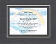 Personalized Touching and Heartfelt Poem for Baptism - I Know I Have A Plan I Have For You Poem on 11 x 14 inches Double Beveled Matting