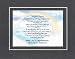 Personalized Touching and Heartfelt Poem for Baptism - I Know I Have A Plan I Have For You Poem on 11 x 14 inches Double Beveled Matting
