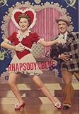 映画パンフレット　「アメリカ交響楽（RHAPSODY in BLUE）（外國映画社版）」　監督 アーヴィング・ラッパー　出演 ロバート・アルダ/ジョーン・レスリイ/アレキシス・スミス/チャールス・コバーン/アルバート・バッサーマン/モーリス・カーノフスキー アーヴィング ロバート