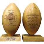 Ohio State Buckeyes 7 Time National Champions Commemeorative Limited Edition Wood Football