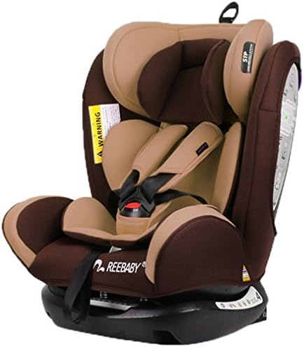 CARBAO Mother's Hug, Adjustable Child Auto Chair For 0-12Y Kids,Safer And More Comfortable (Brown)