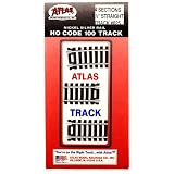 HO Code 100 1.5 Straight (4) by Atlas Model Railroad