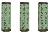 JHB International 361122 Kristal Wick Sassy Silkies Fabric Beads Quotes 1-Inch Light Olive