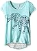 Beautees Girls' Big S/s Elpahnat Scrn Top W.Scrf