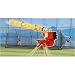 Trend Sports Heater Softball Pitching Machine and Xtender 24' Cage